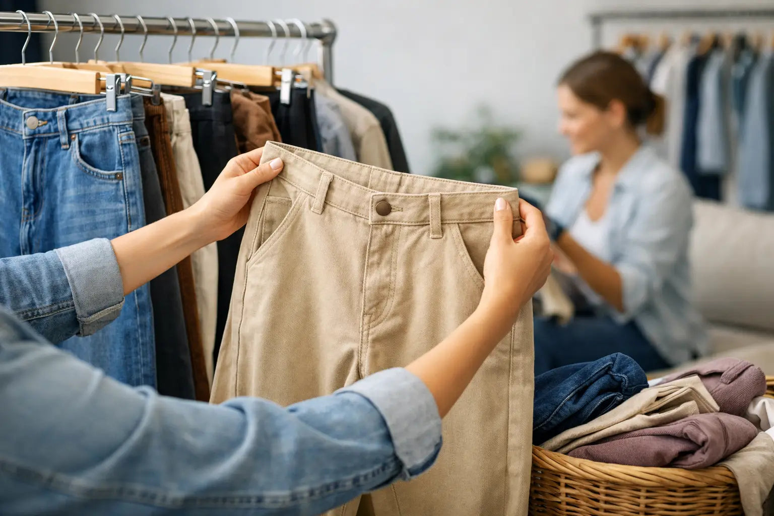 Pantaloni damă second hand care merită cumpărați