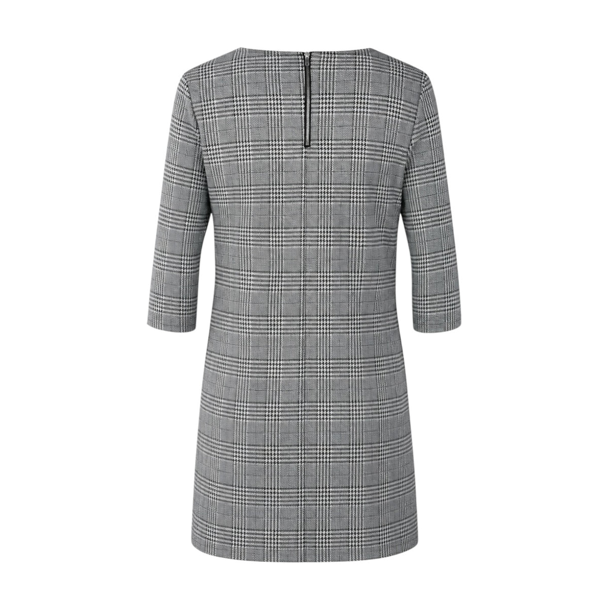 Rochie ONLY Brilliant în carouri Glen Check cu mâneci 3/4