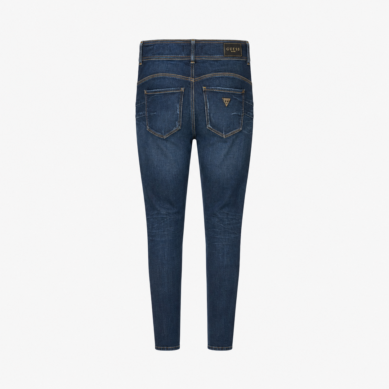 Blugi Guess Shape Up albastru închis skinny