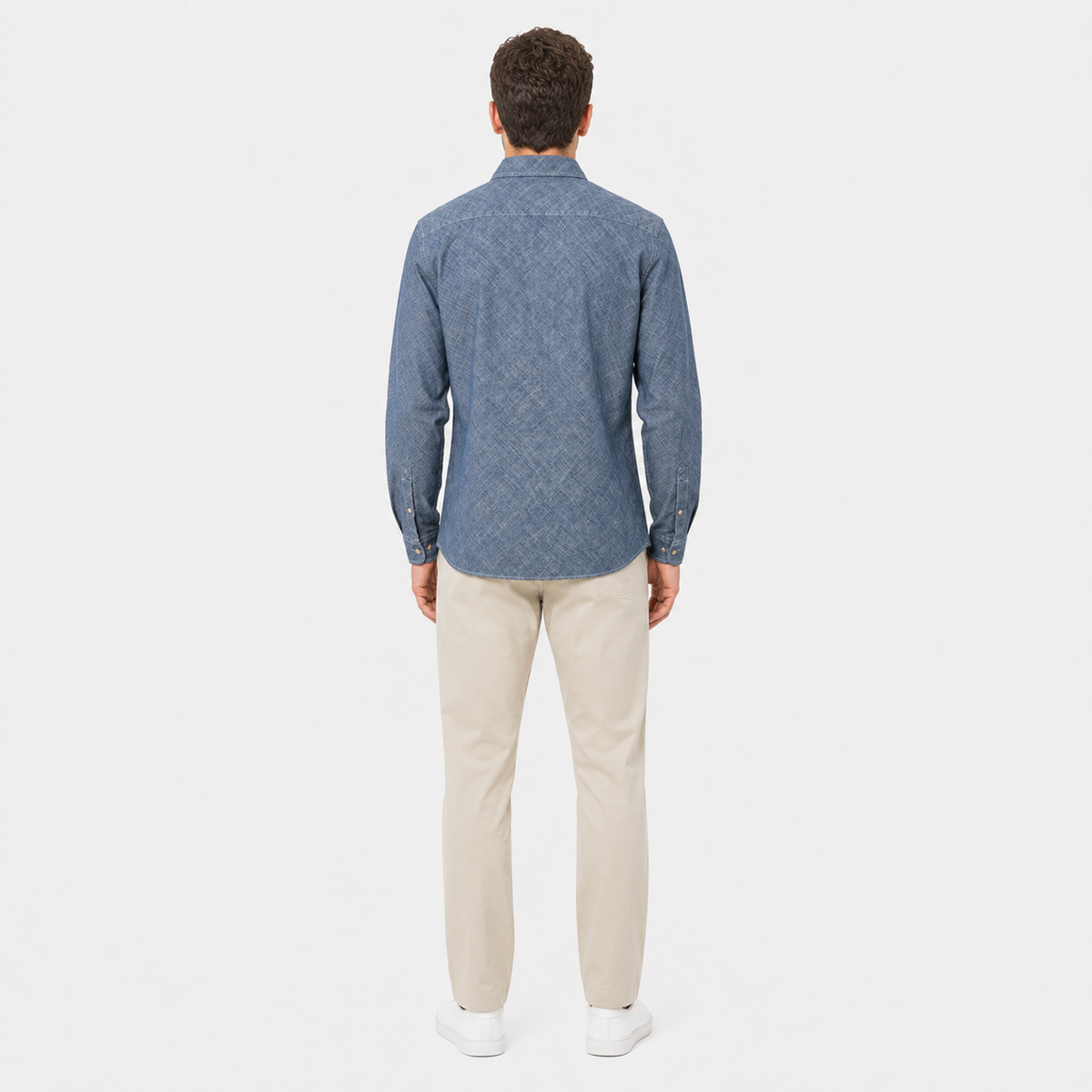 Cămașă Marc O’Polo Cotton Slub Shaped Fit