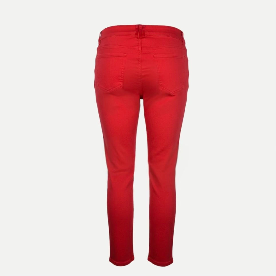 Blugi Comma Roșu coral Skinny fit