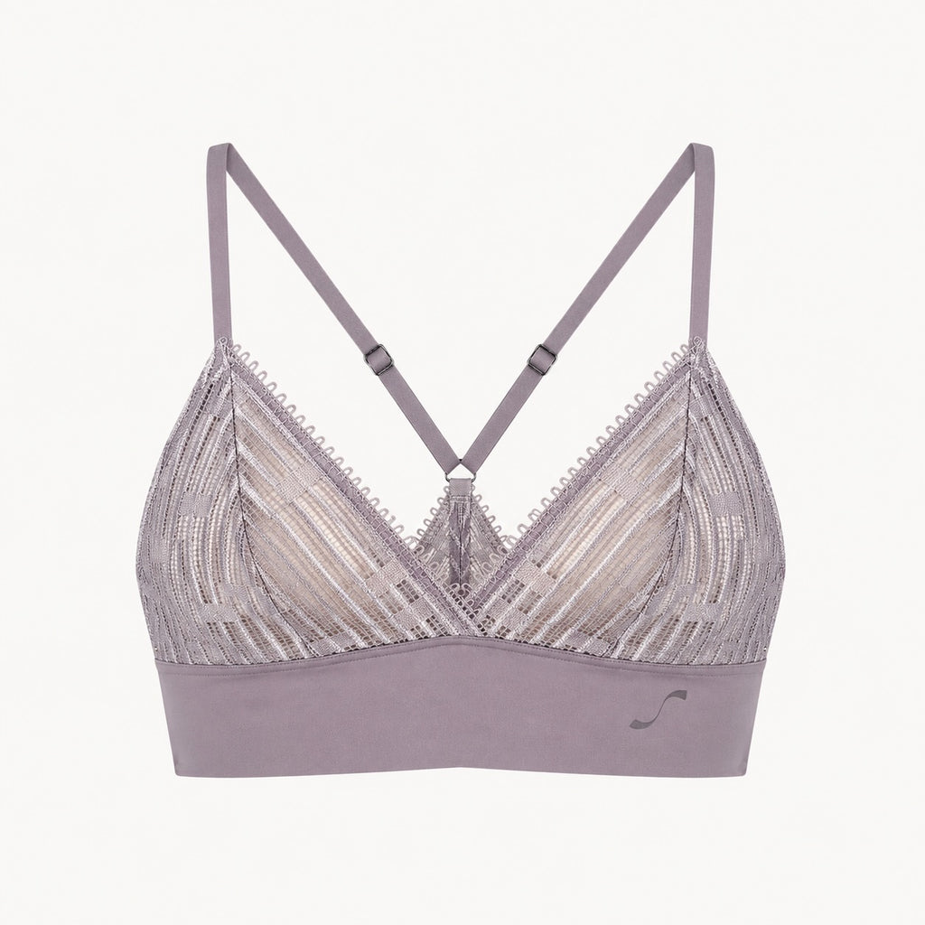 Bustieră Sloggi S Seven Bralette Longline din dantelă