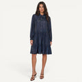 Rochie Pulz Jeans bleumarin satinată