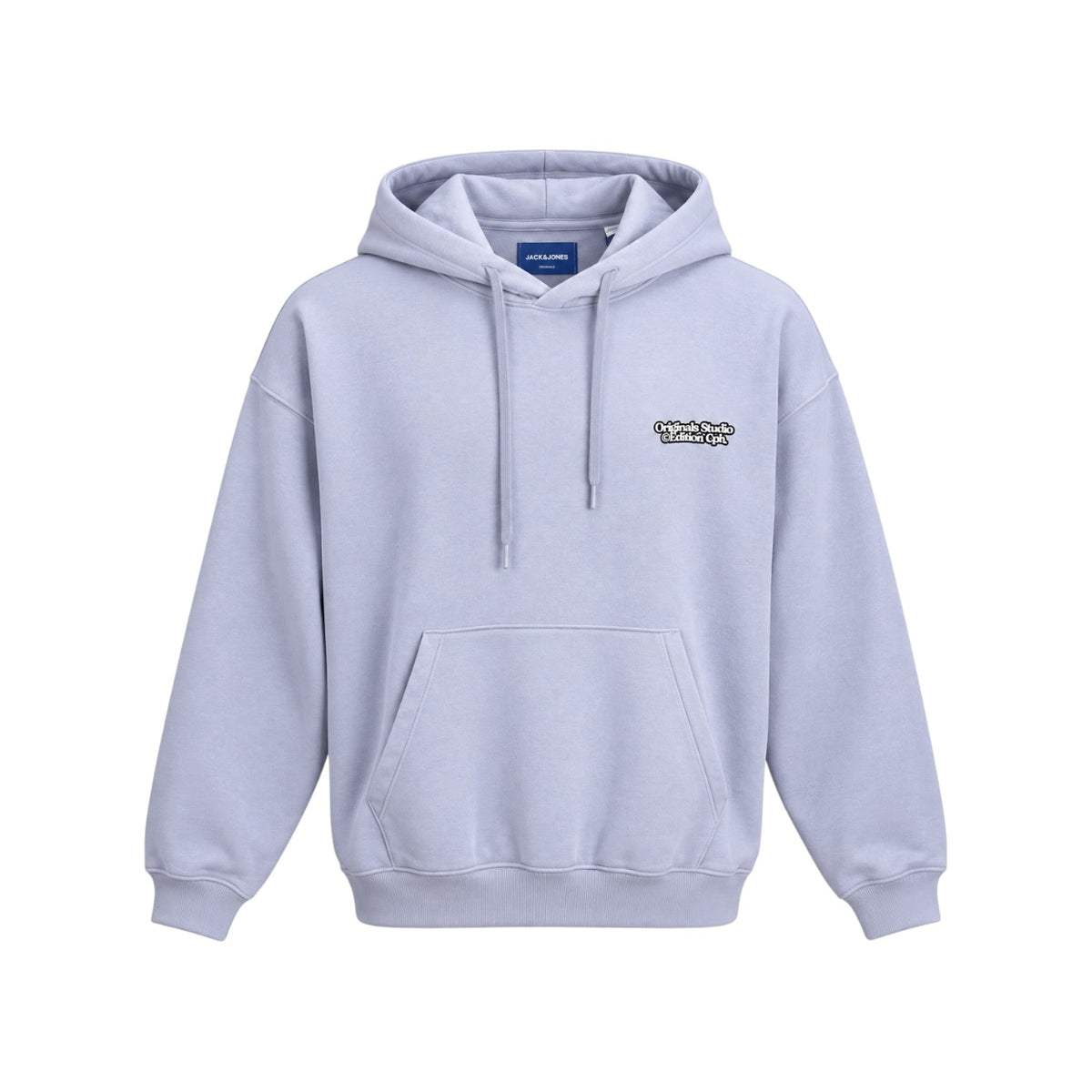Hanorac Jack & Jones Originals Astoria lila, față pe manechin invizibil