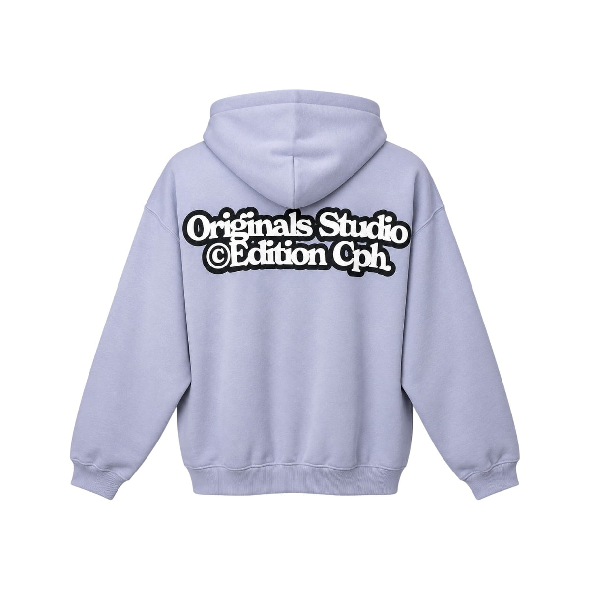 Hanorac Jack & Jones Originals Astoria lila, spate pe manechin invizibil