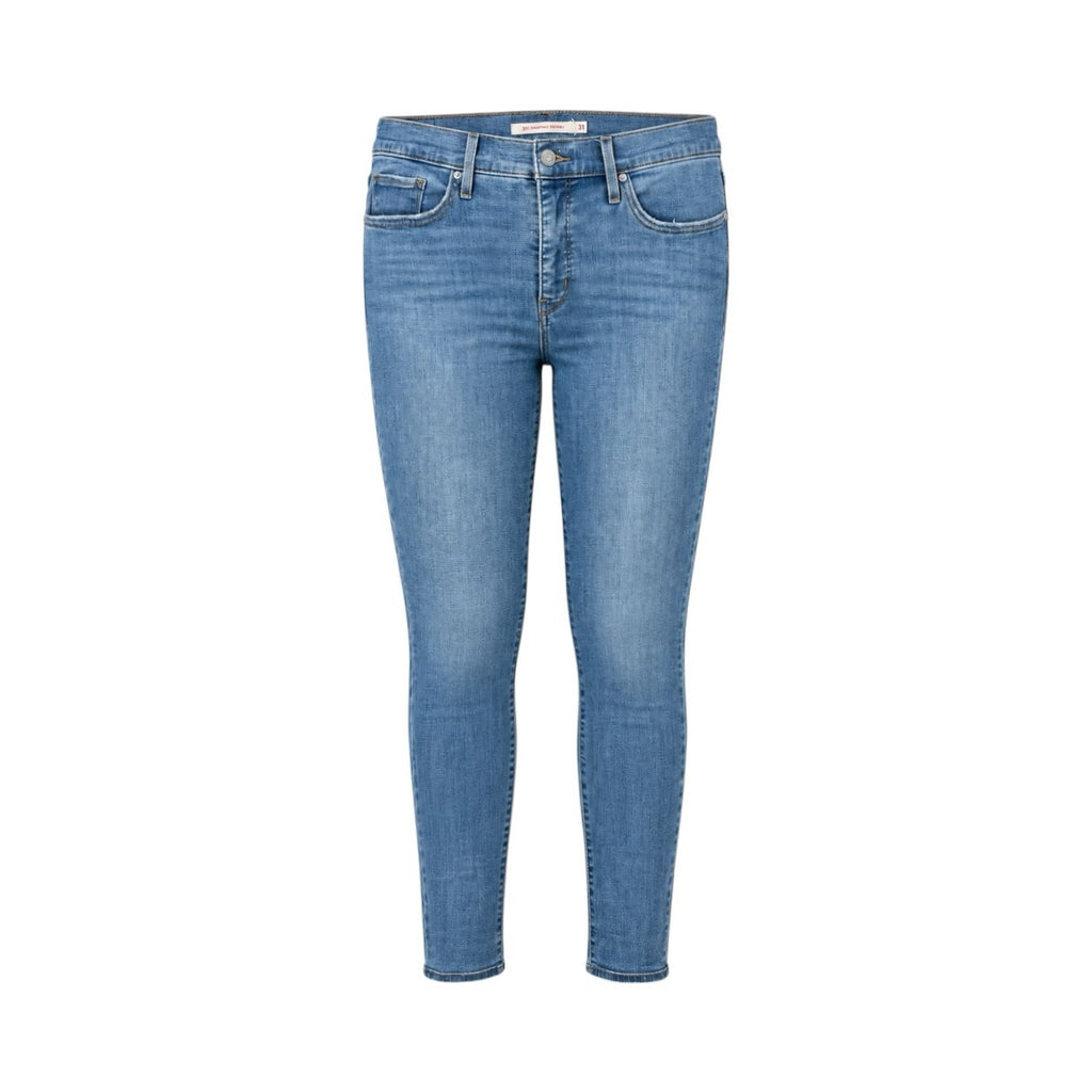 Blugi Levi’s 311 Shaping Skinny albastru deschis, vedere frontală pe manechin invizibil