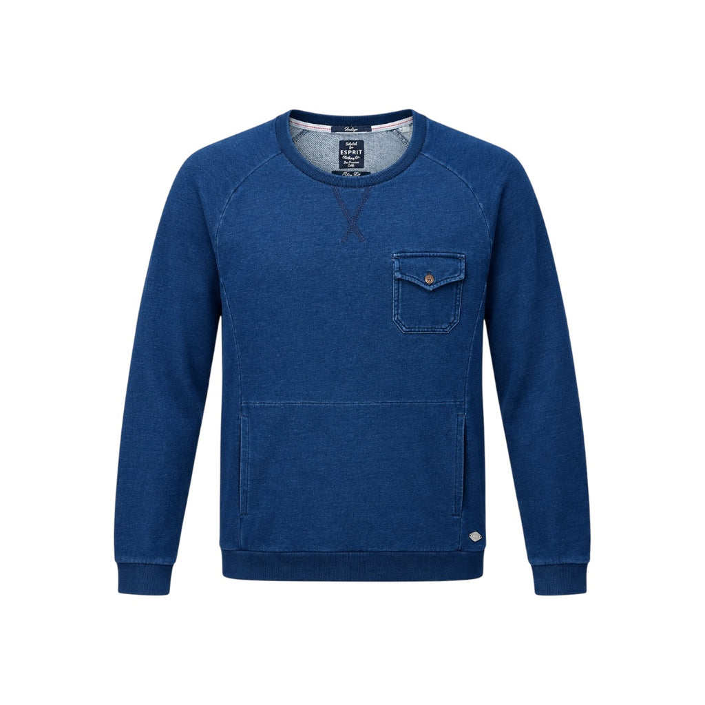 Bluză ESPRIT Indigo albastră, vedere față