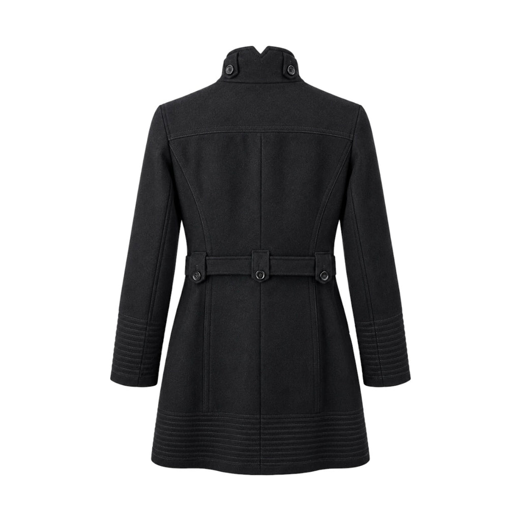 Palton Esprit Collection negru din lână, fotografie produs spate