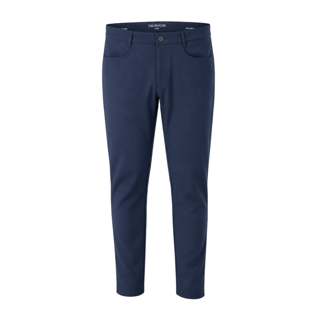 Pantaloni Calvin Klein Golf Genius bleumarin, față