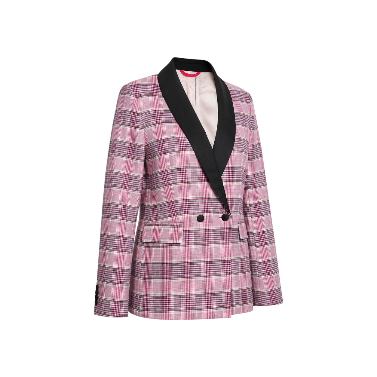 Sacou GANT Longline Tuxedo Love Potion în carouri