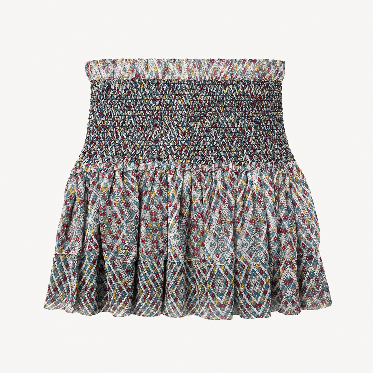 Fustă Pepe Jeans Paula multicoloră cu volane