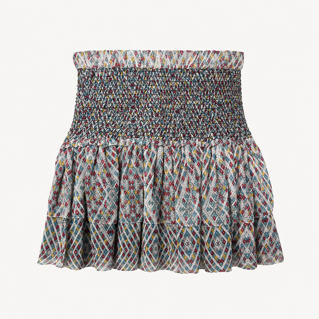 Fustă Pepe Jeans Paula multicoloră cu volane
