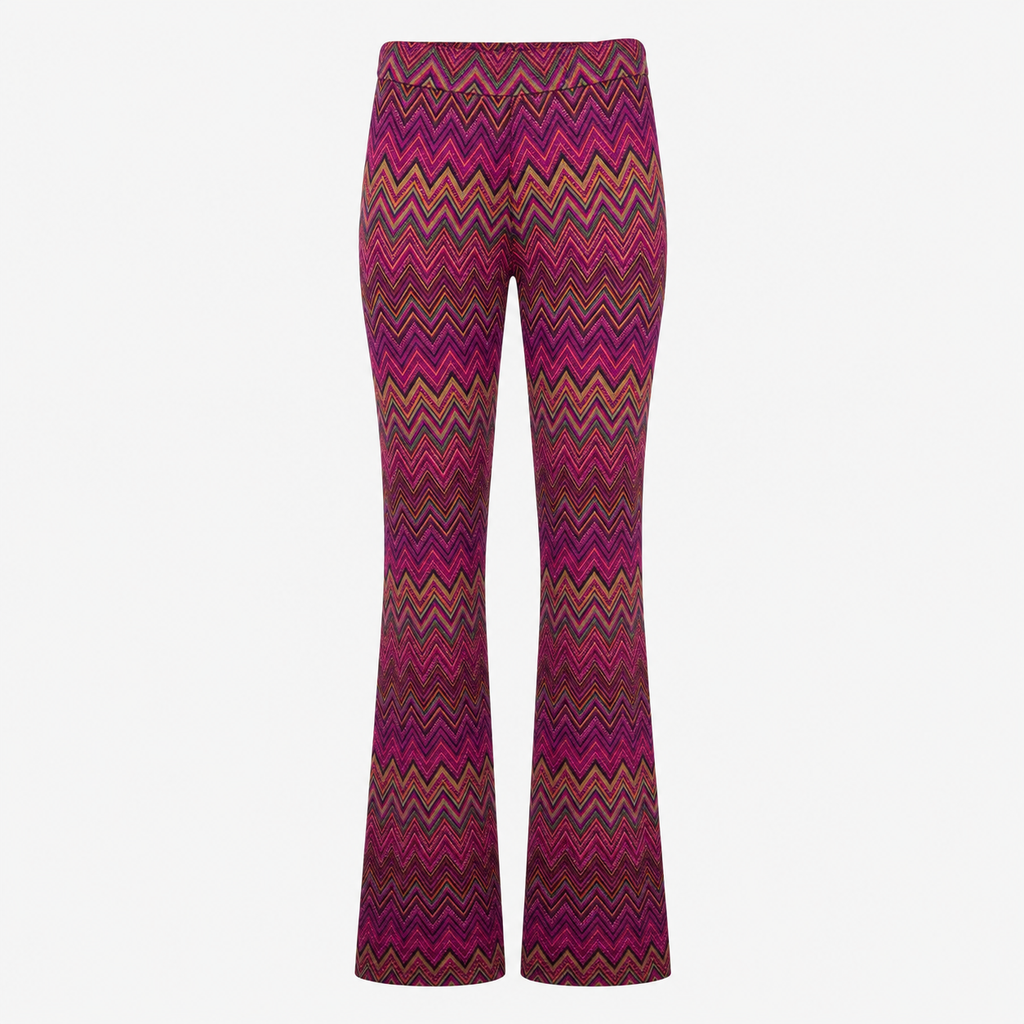 Pantaloni Lola Liza cu imprimeu zigzag