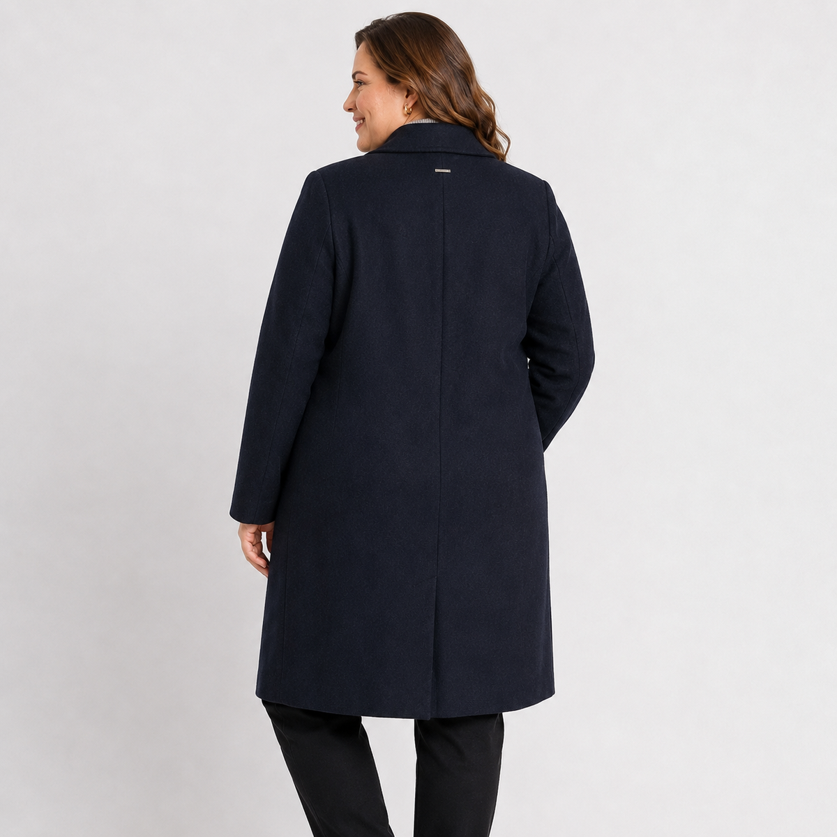 Palton s.Oliver bleumarin cu rever
