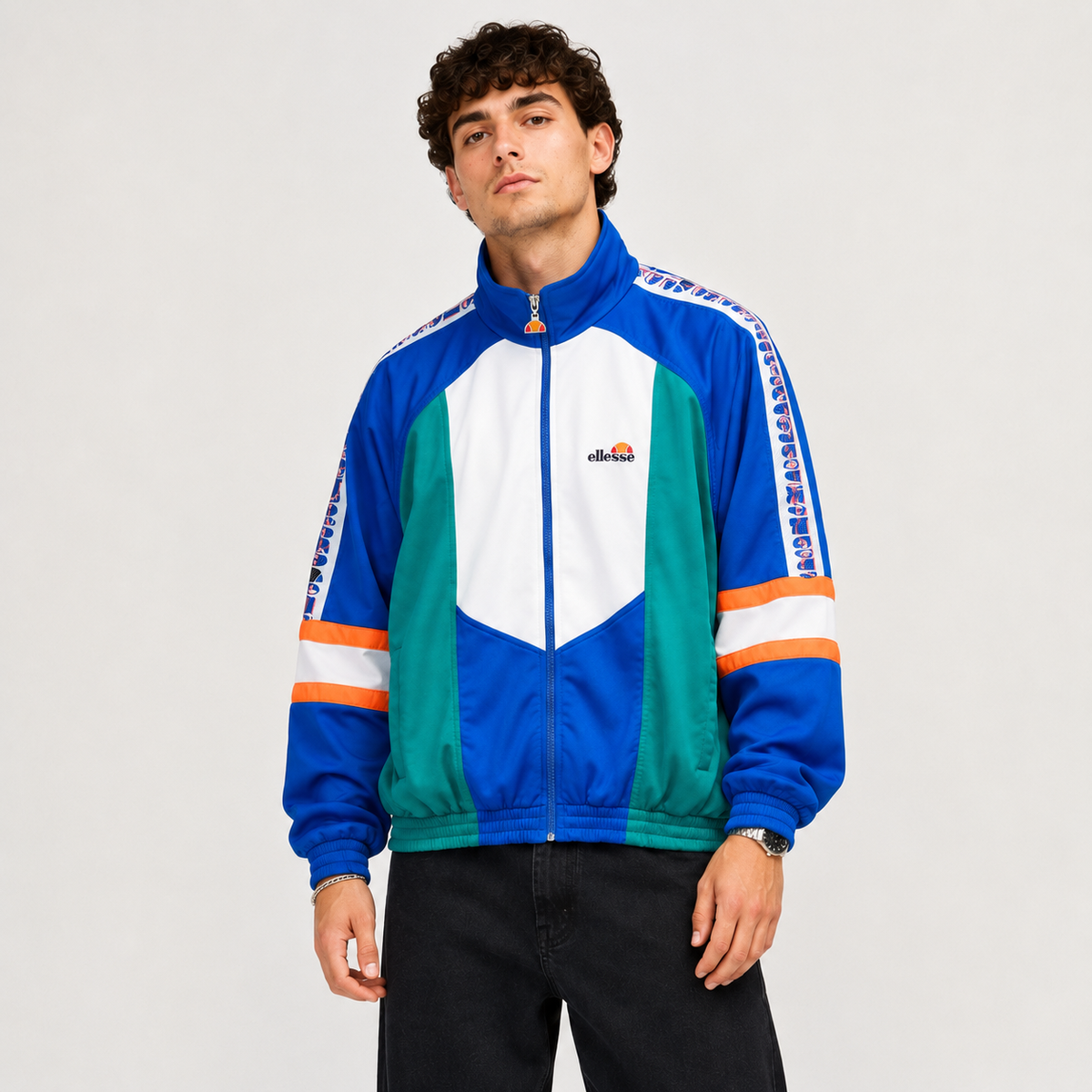 Jachetă Ellesse Vintage Colorblock Multicolor