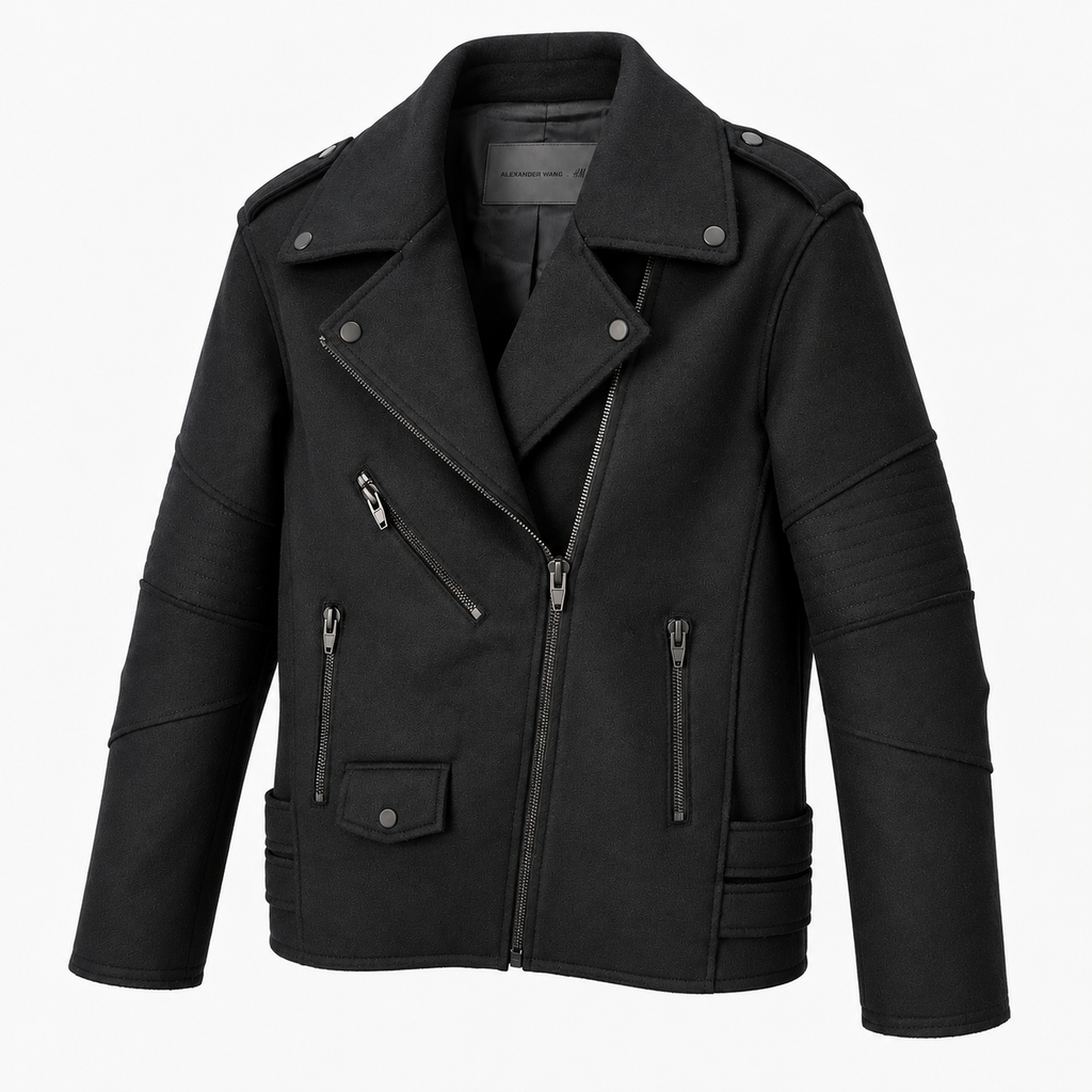 Alexander Wang x H&M Jachetă biker din lână