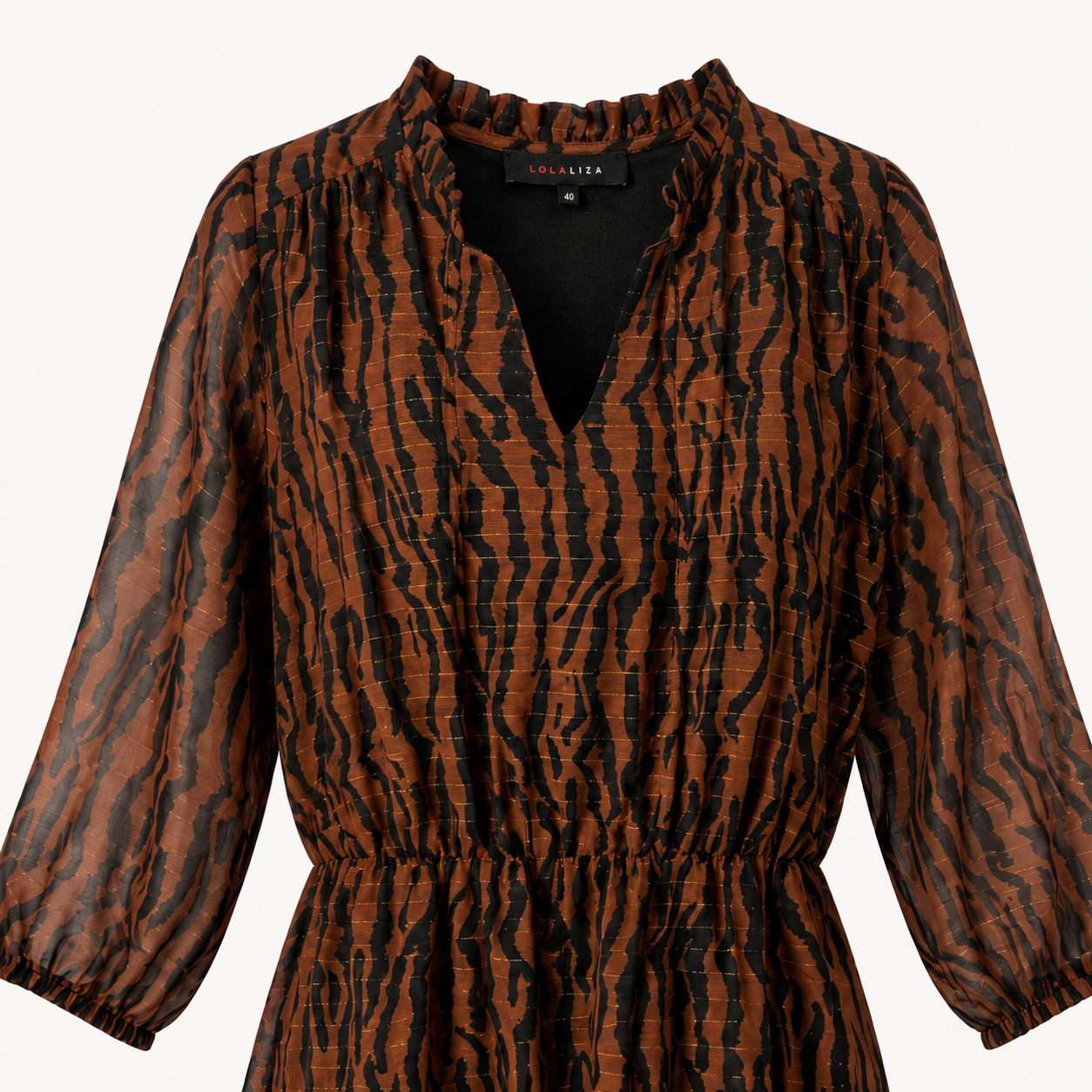 Rochie Lola Liza cu imprimeu animal print