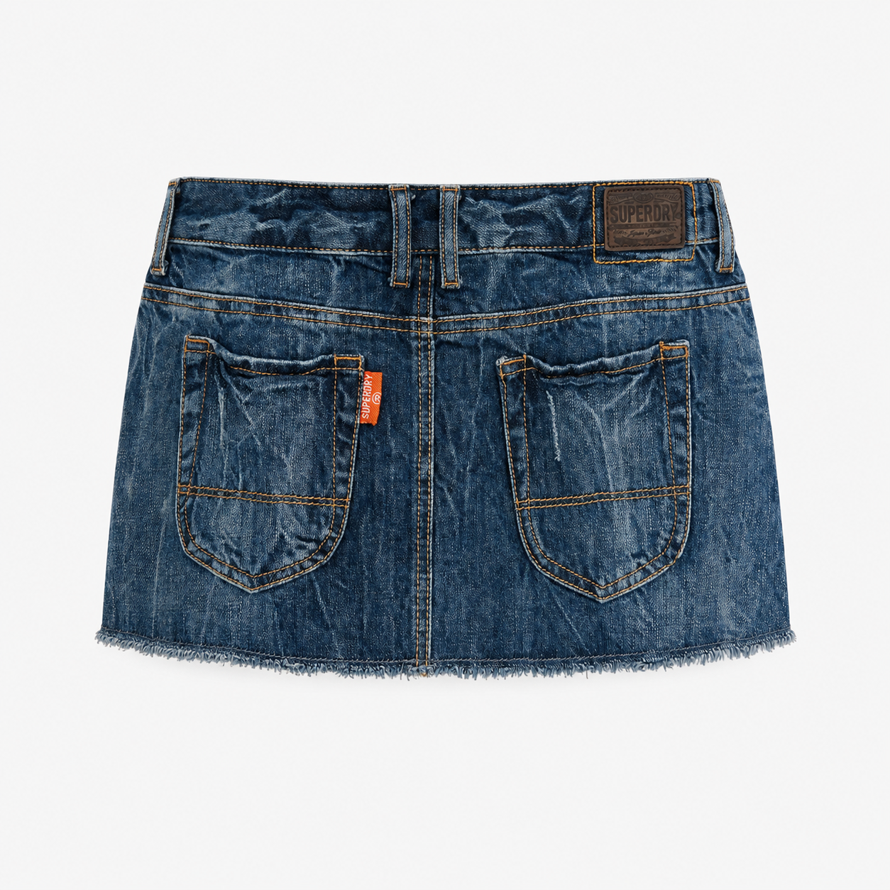 Fustă Superdry Bale Mini din denim