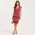 Rochie Comma cu imprimeu zigzag