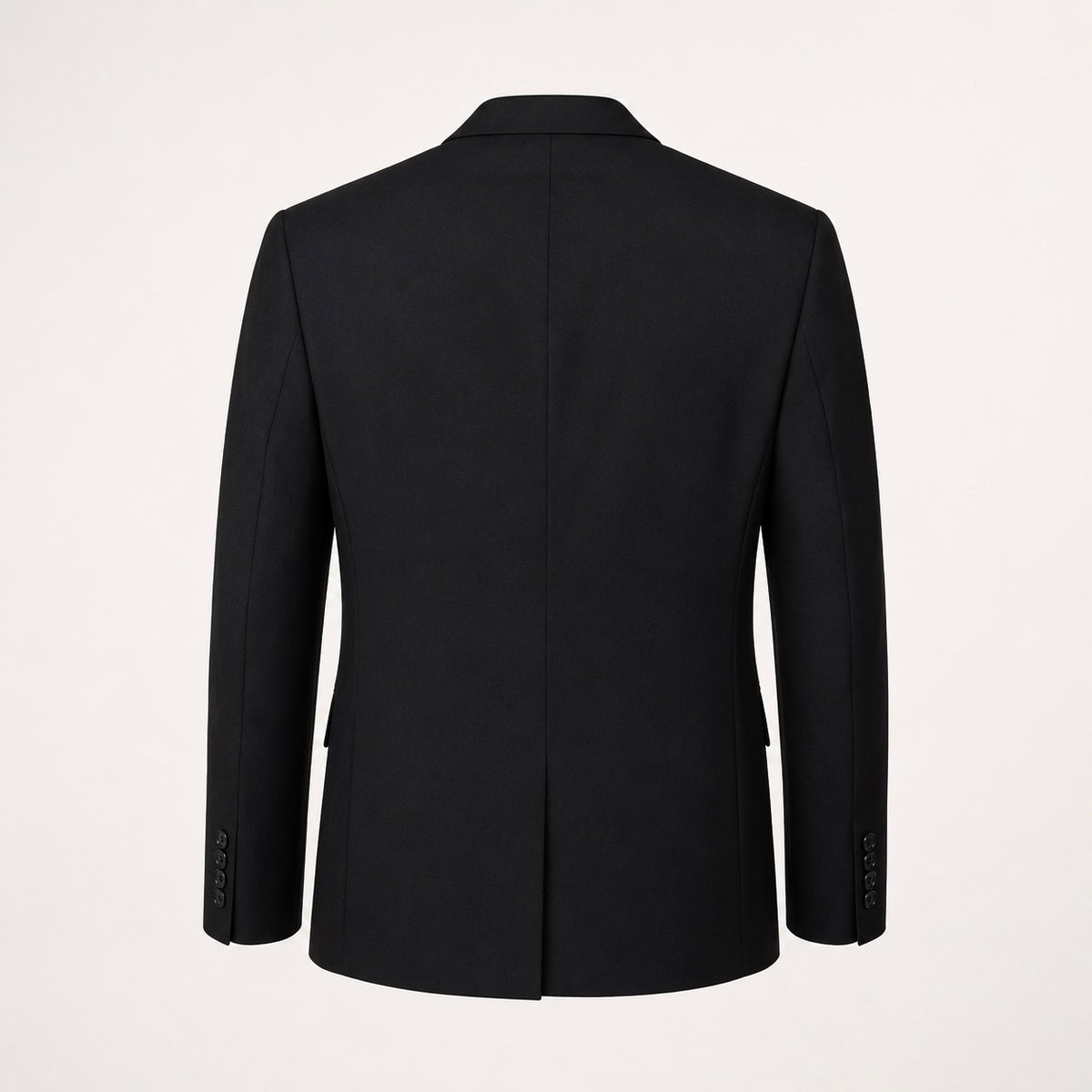Sacou H&M Slim Fit negru cu lână