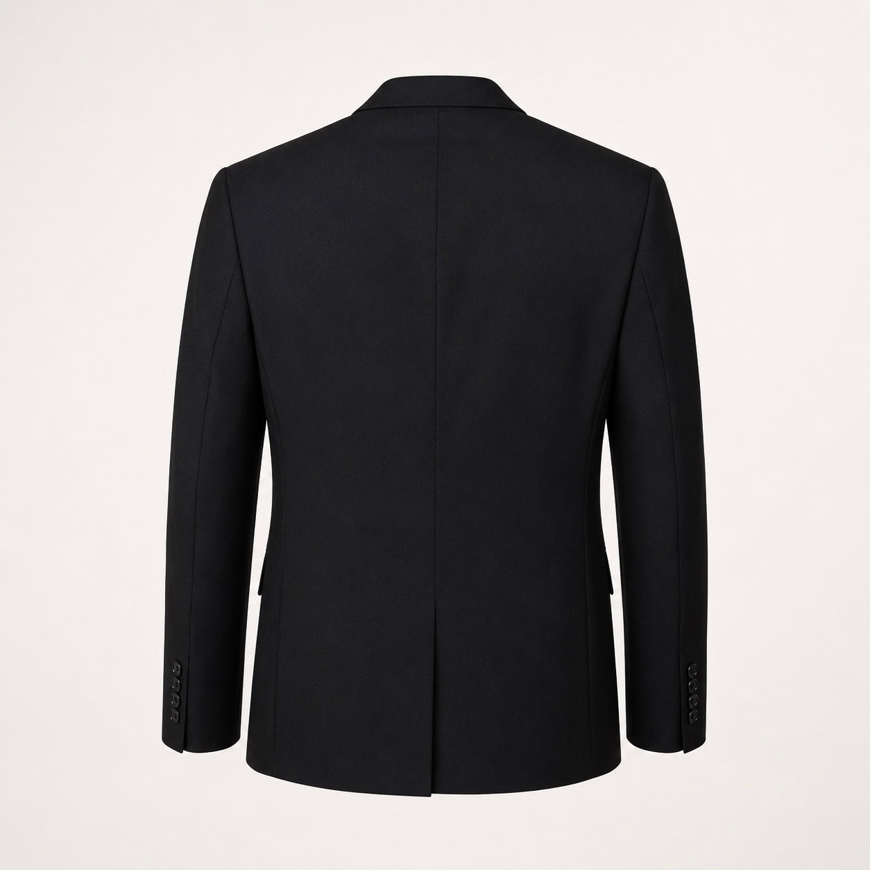 Sacou H&M Slim Fit negru cu lână