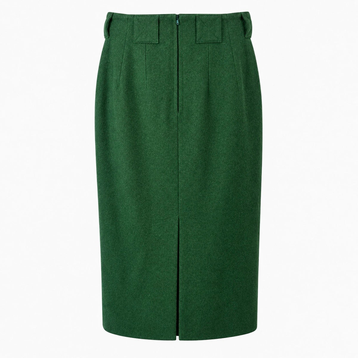 Fustă Mothwurf Austrian Couture verde din lână virgină și angora