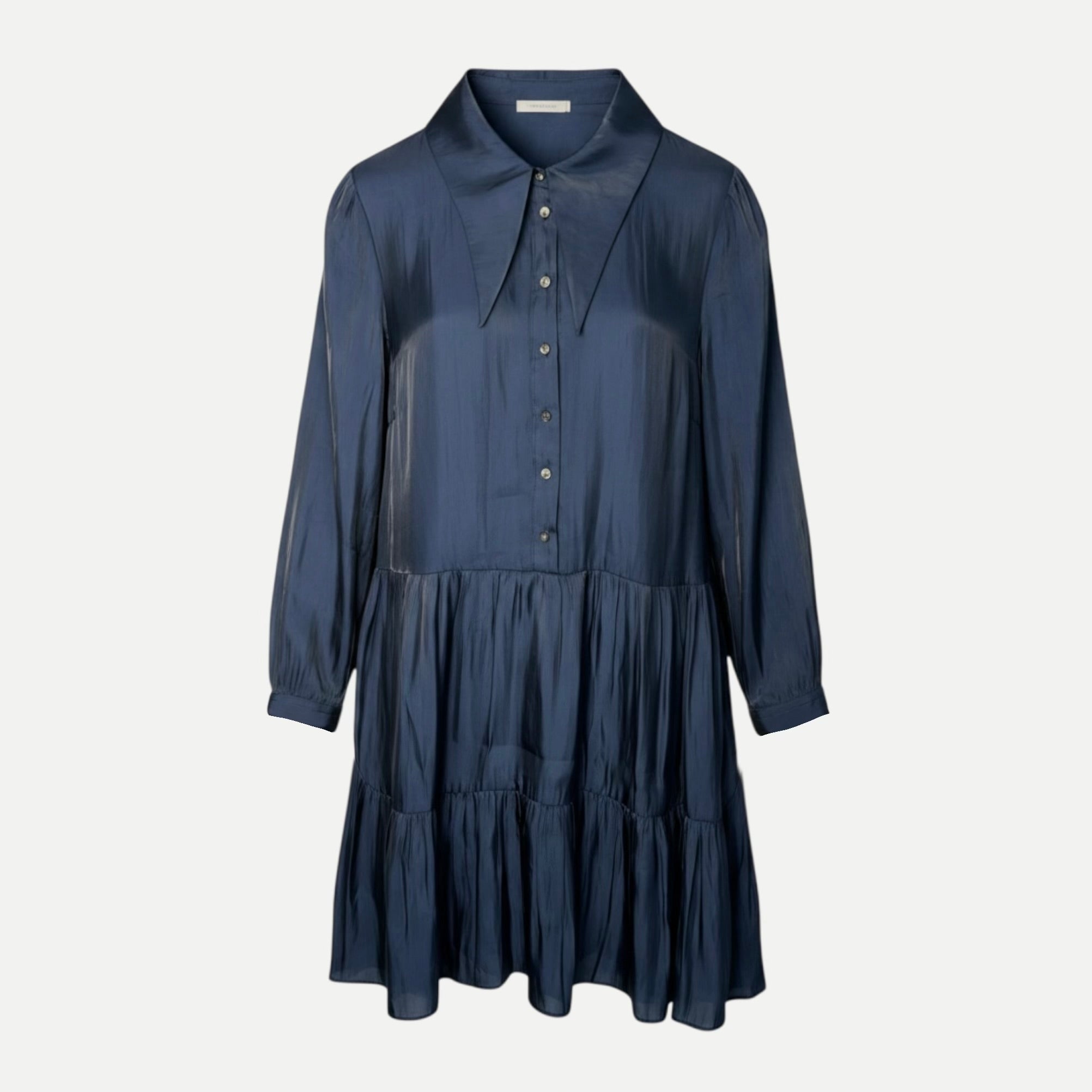 Rochie Pulz Jeans bleumarin satinată
