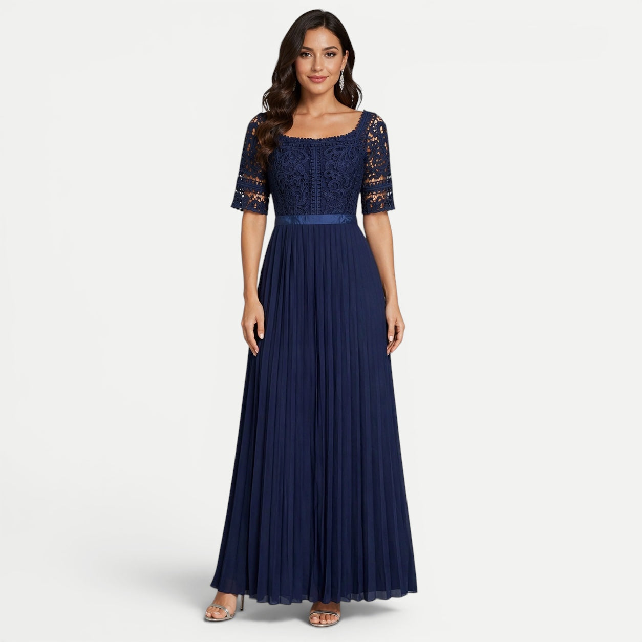 Rochie elegantă bleumarin Little Mistress