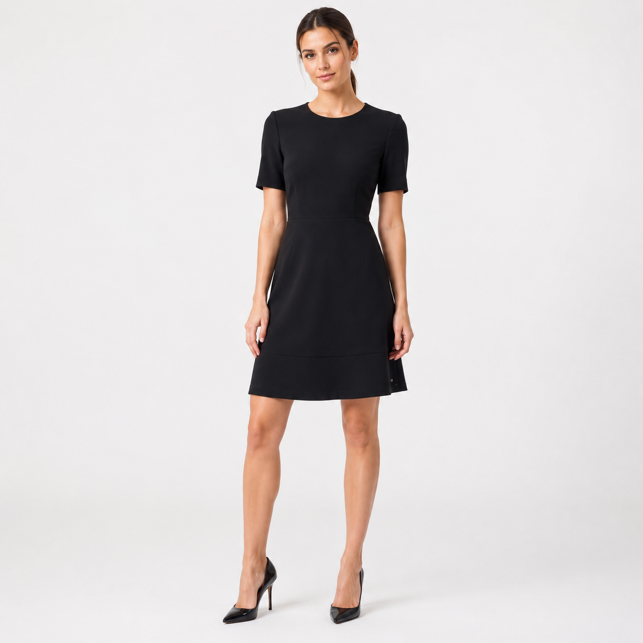 Rochie Tommy Hilfiger Angela Dress neagră