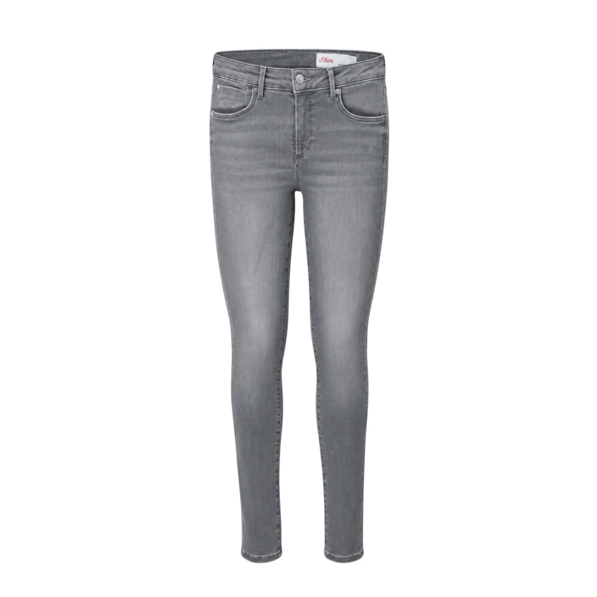 Blugi s.Oliver Izabell gri skinny mid rise