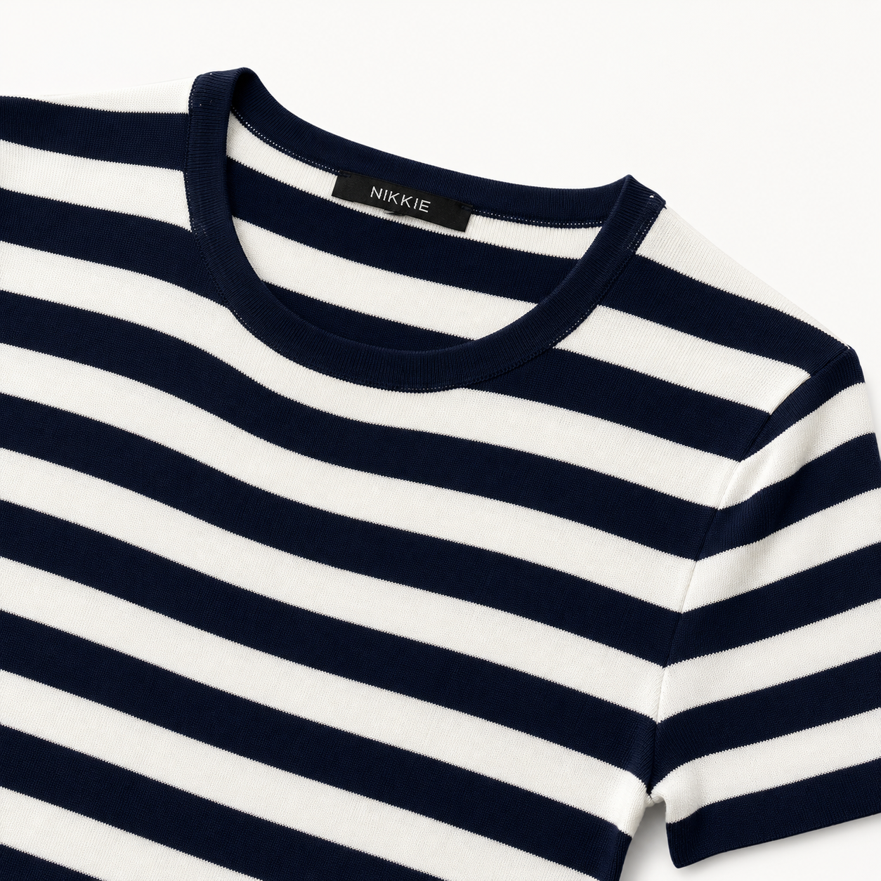 Rochie Nikkie cu dungi navy