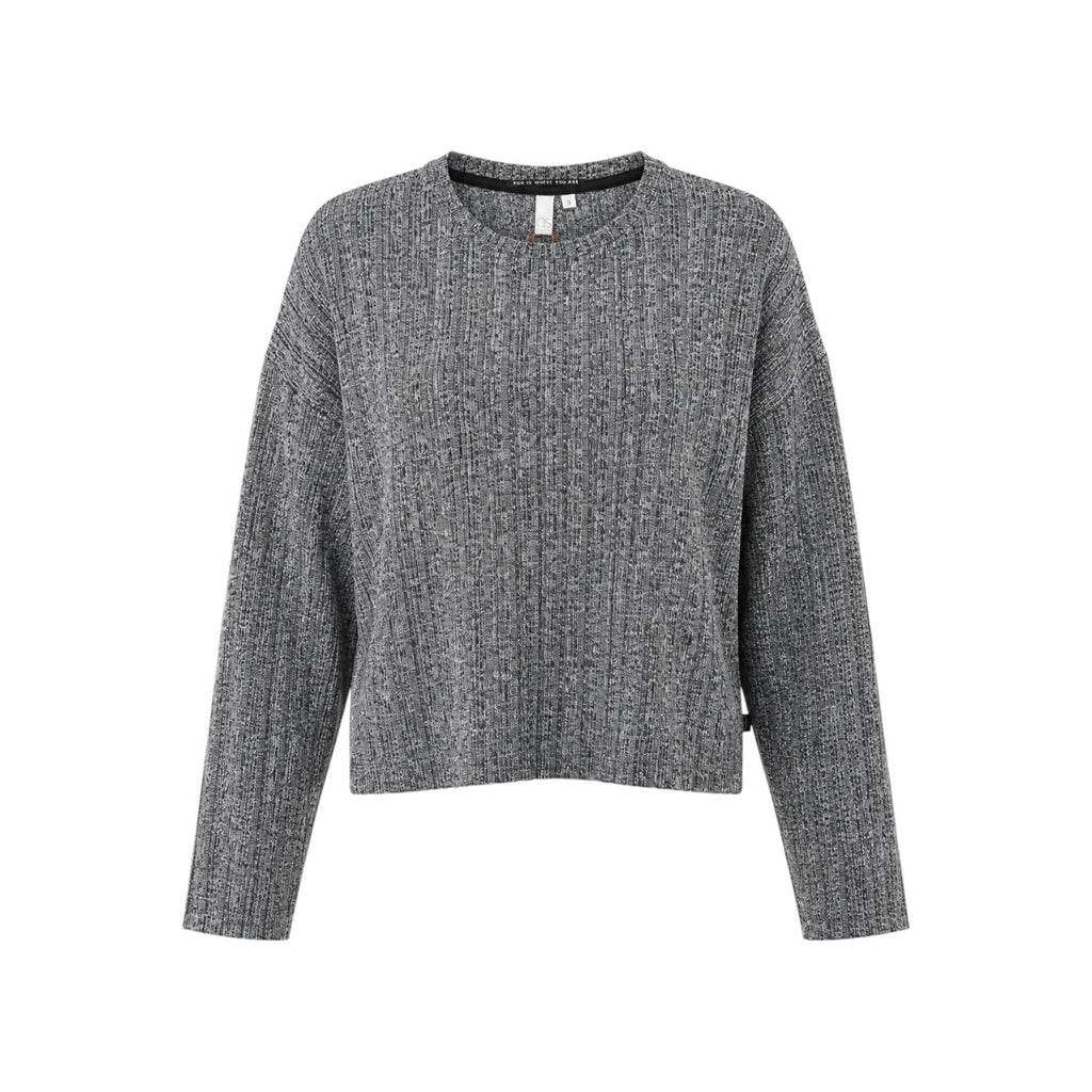 Pulover QS by s.Oliver cu textură reiată și croială oversized