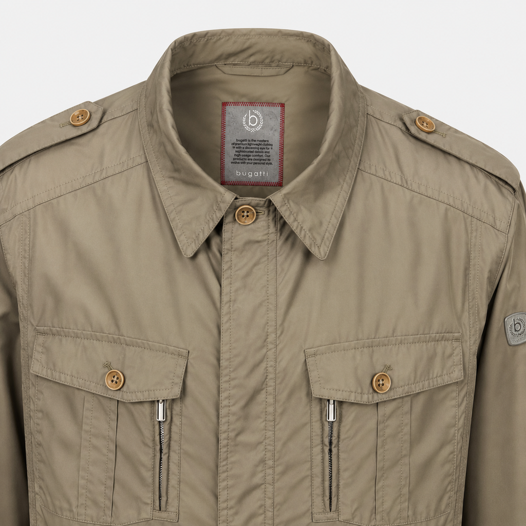 Jachetă Bugatti tip field jacket cu buzunare utilitare