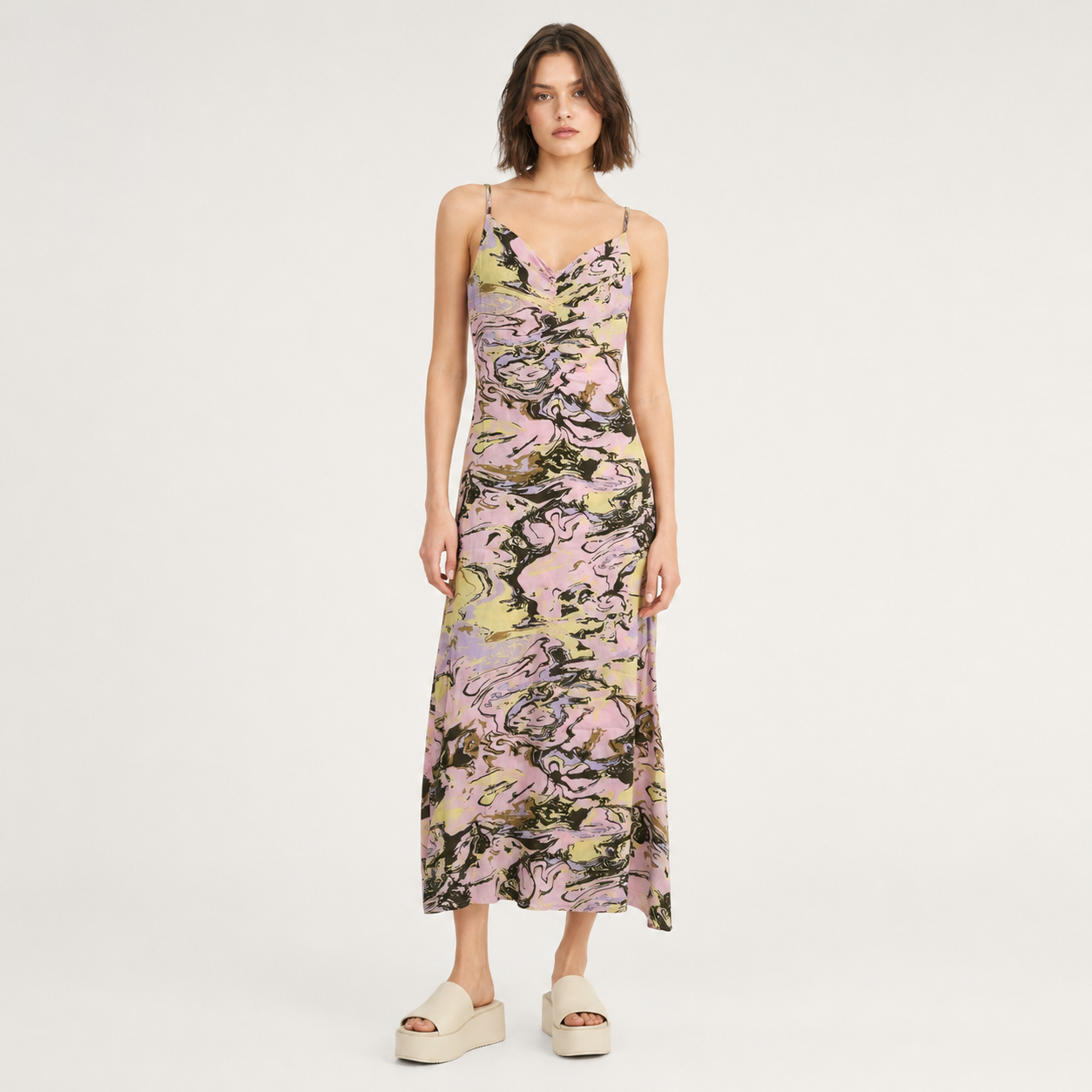 Rochie Desires Jocasta cu imprimeu abstract