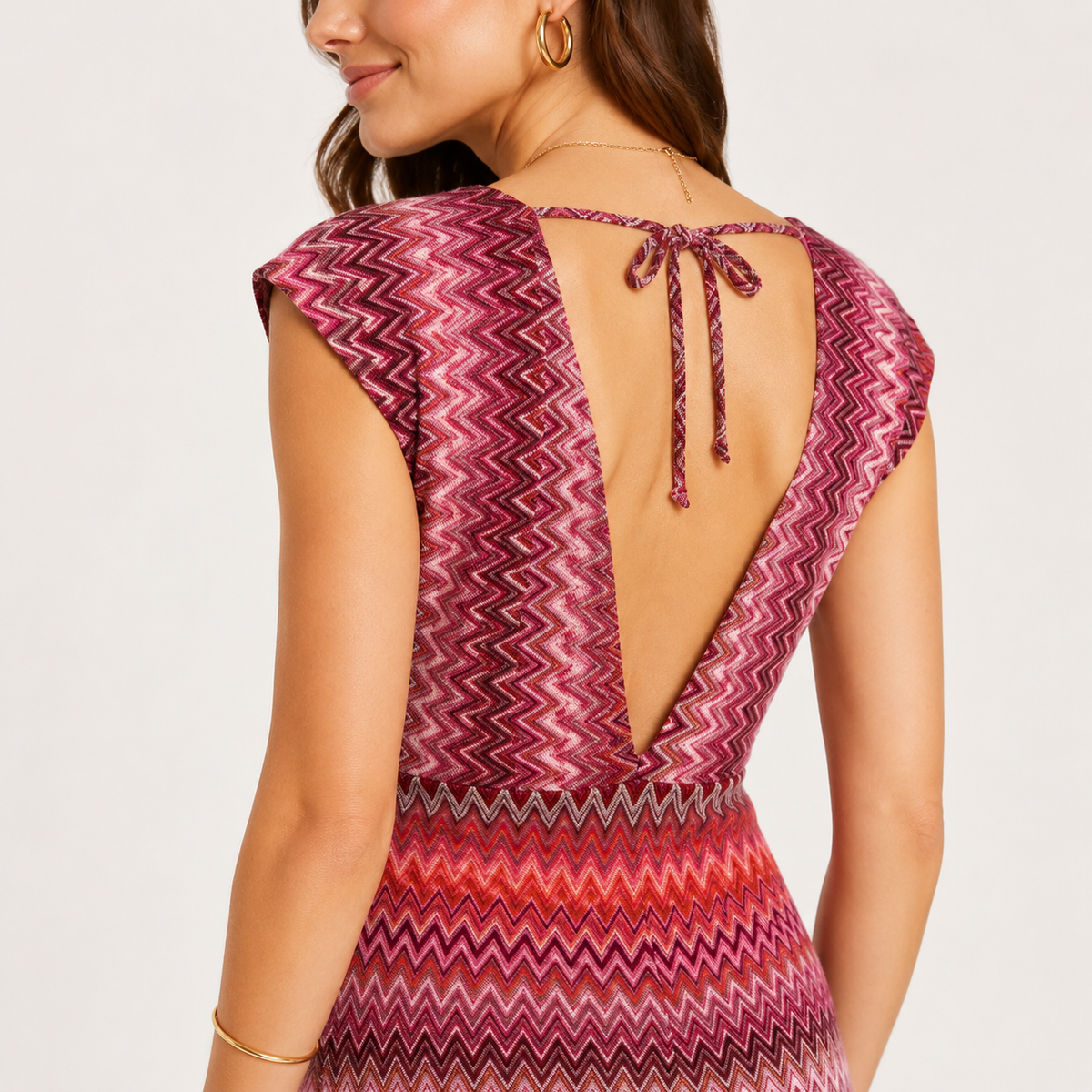 Rochie Comma cu imprimeu zigzag