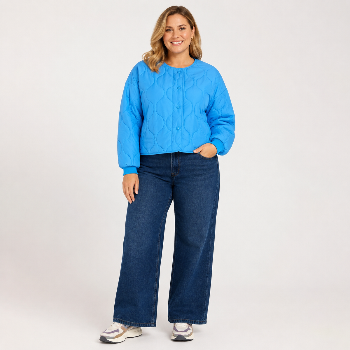 Geacă Noisy May NMFELINE Quilted Cropped