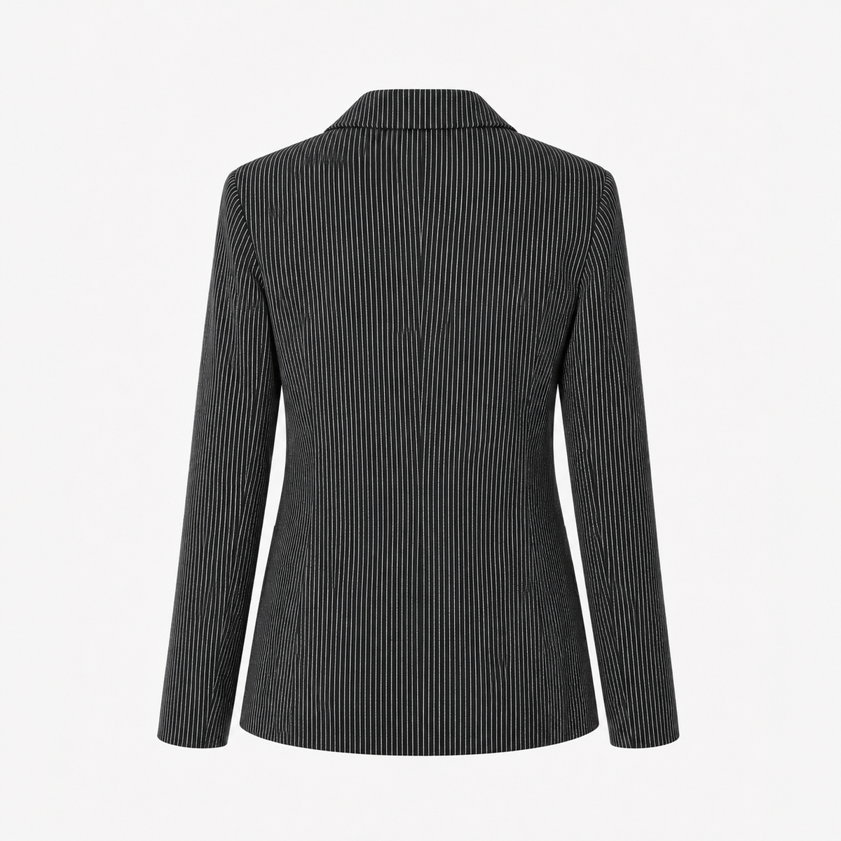 Sacou H&M negru cu dungi verticale