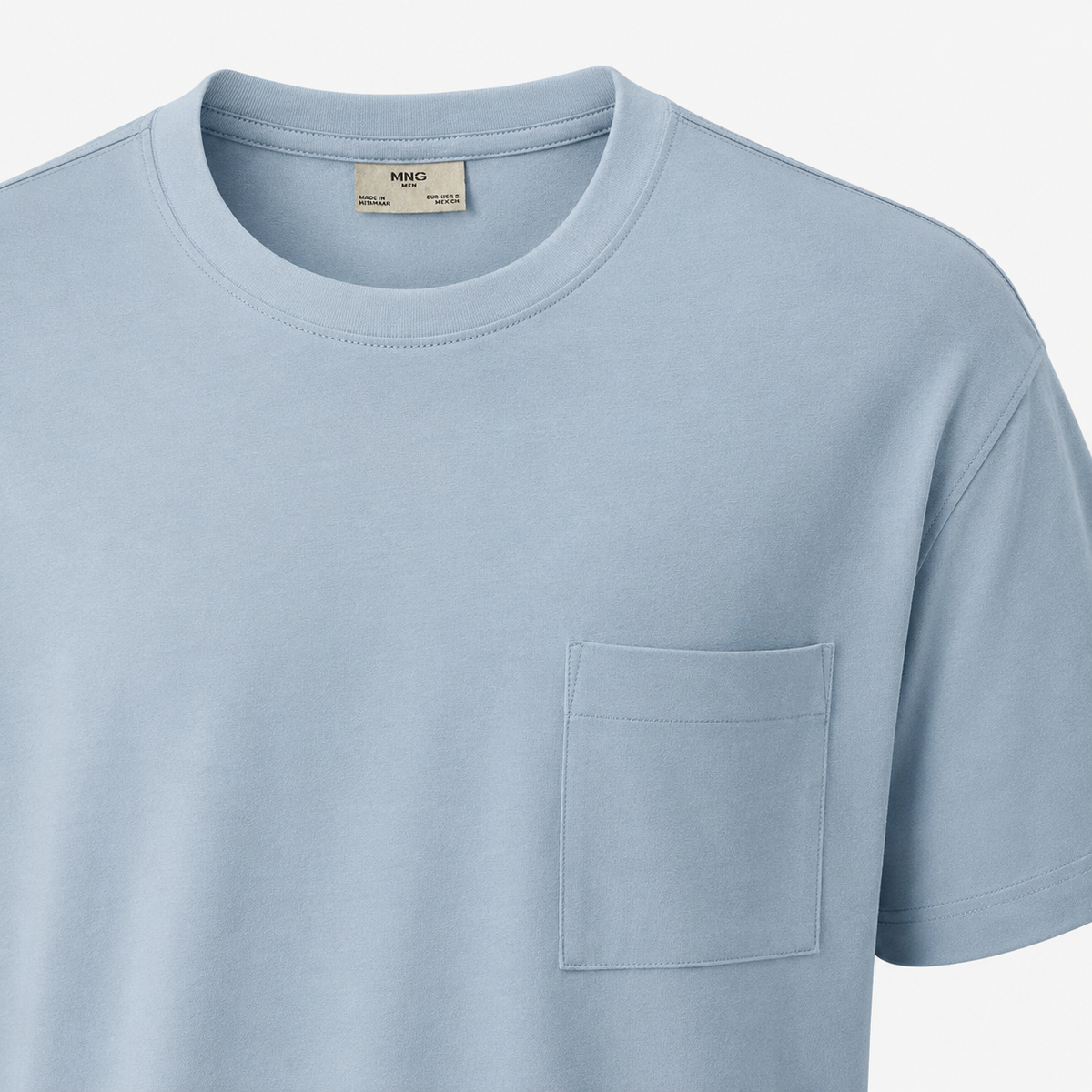 Tricou Mango Man cu buzunar aplicat
