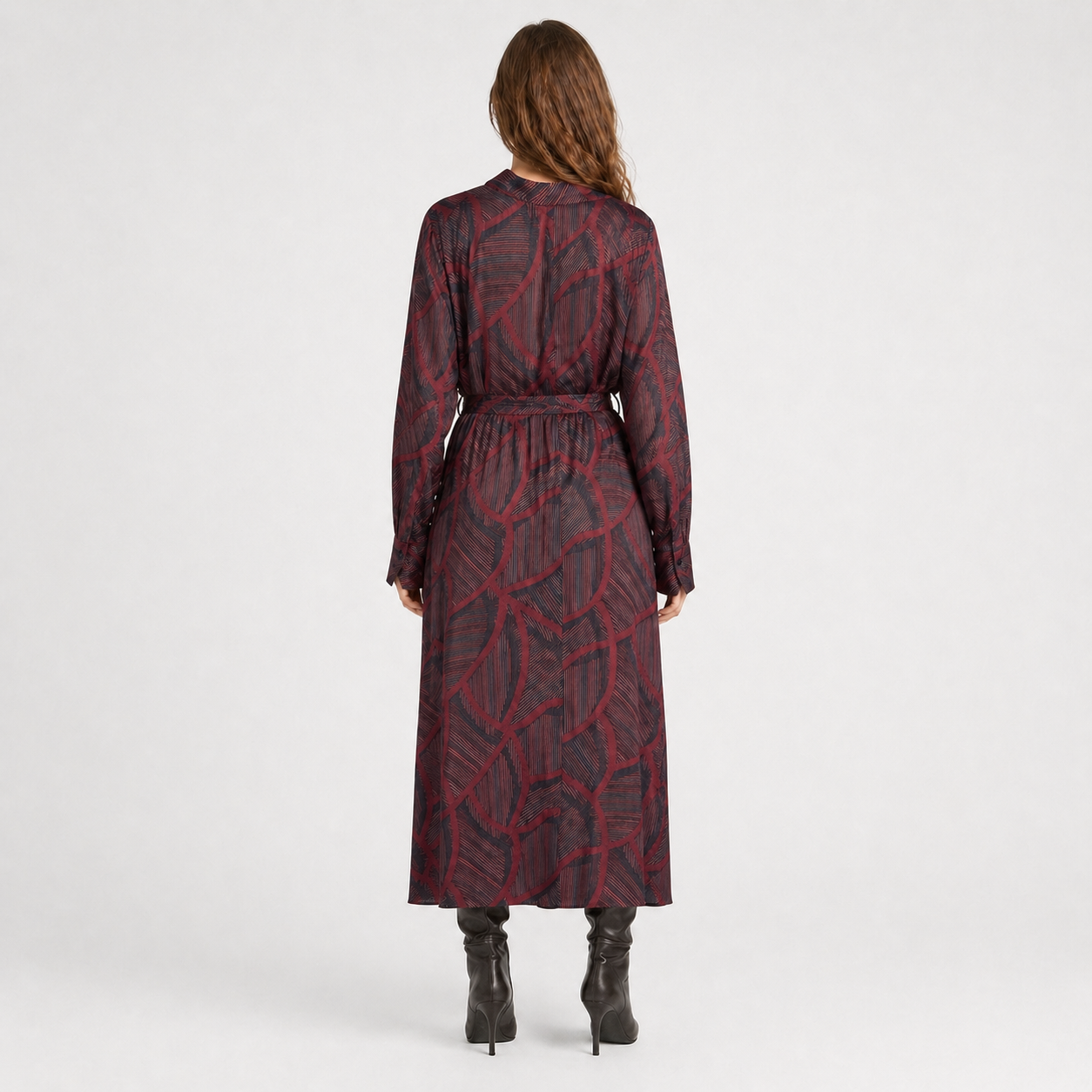 Rochie cămașă Tom Tailor cu imprimeu abstract