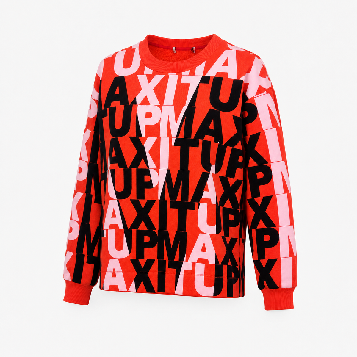 Hanorac MAX&Co. Max It Up cu imprimeu logo all-over