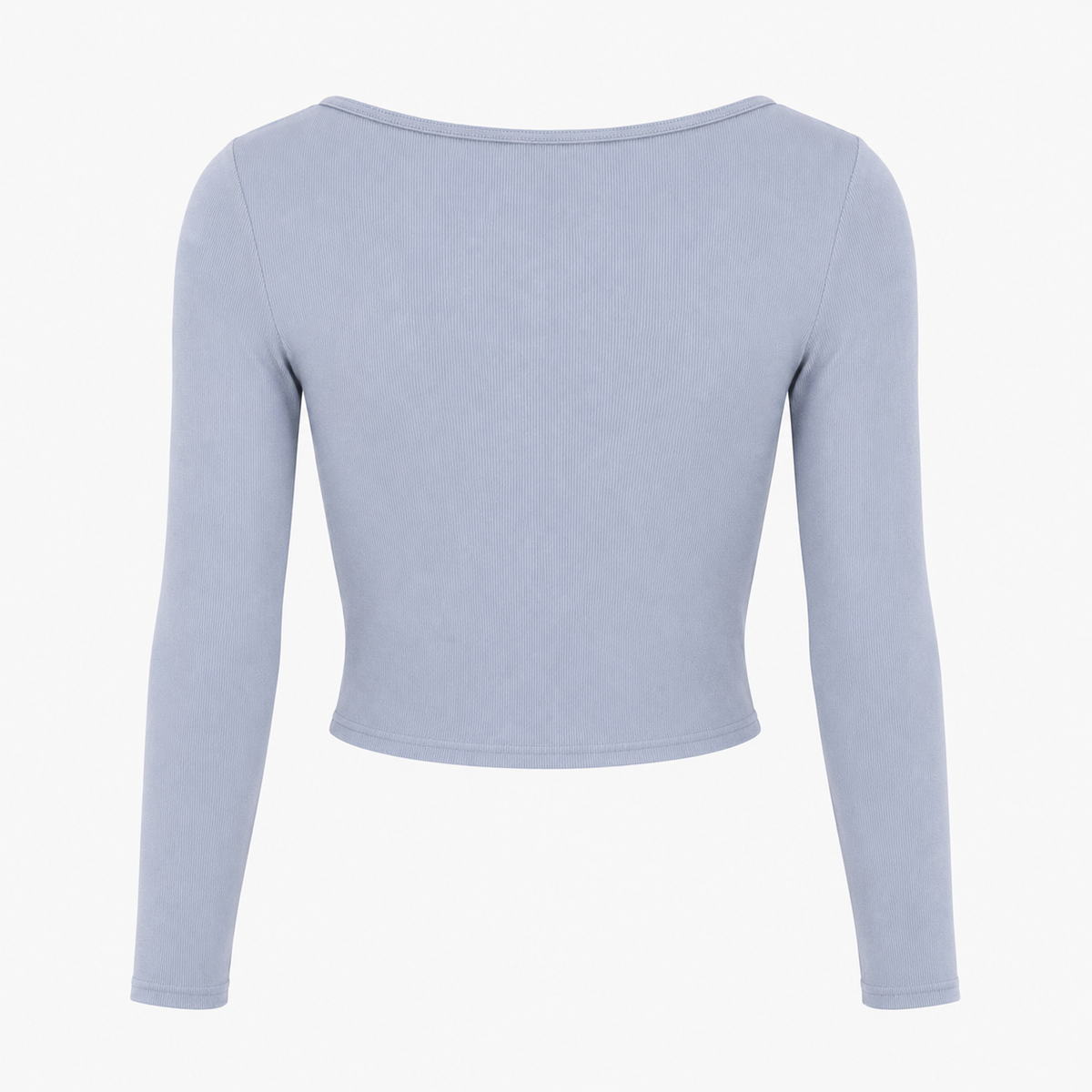 Top ONLY albastru deschis cu decolteu pătrat