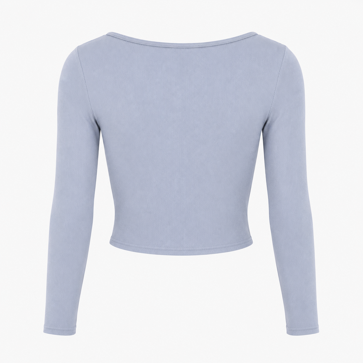Top ONLY albastru deschis cu decolteu pătrat