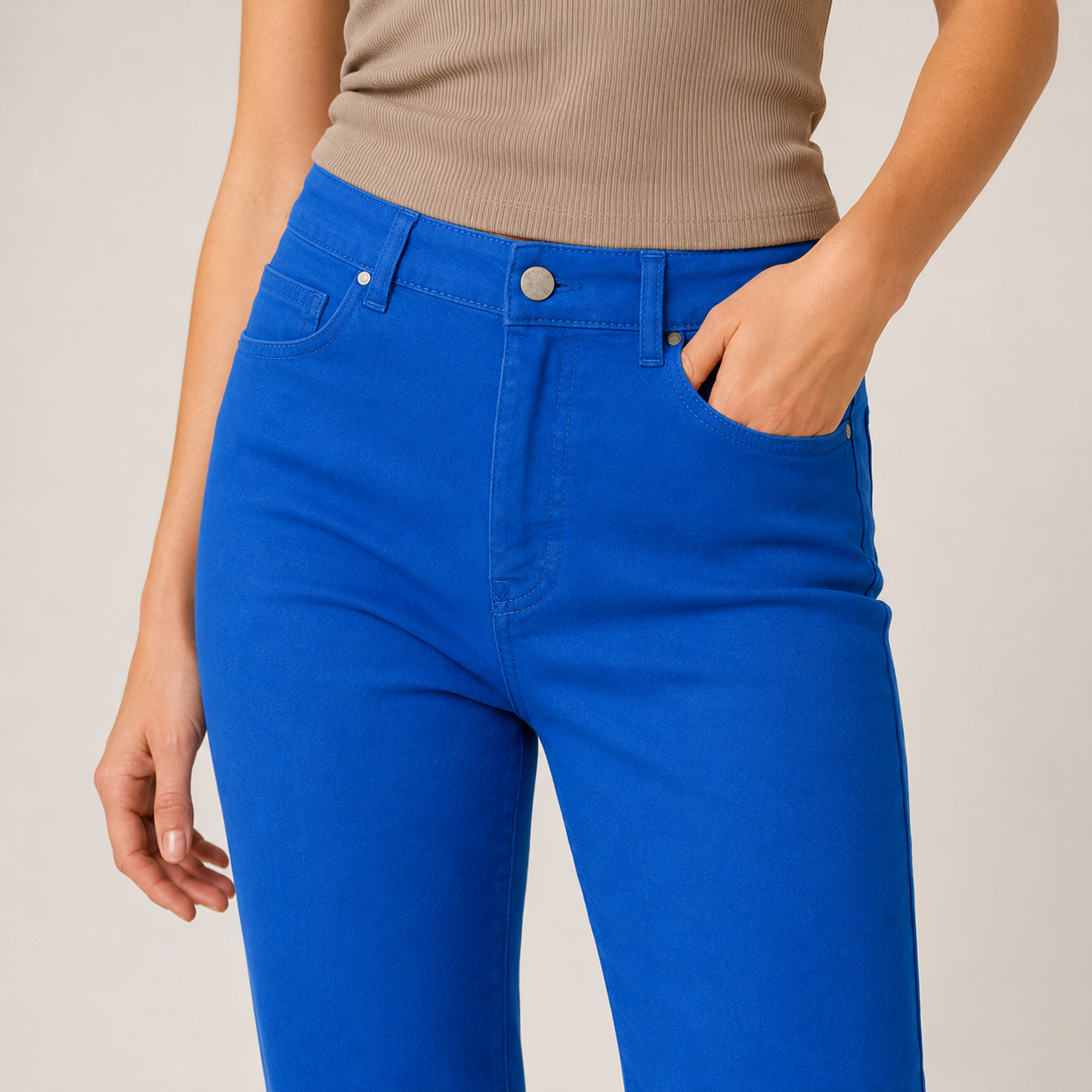 Blugi Saint Tropez FlairSZ albastru regal