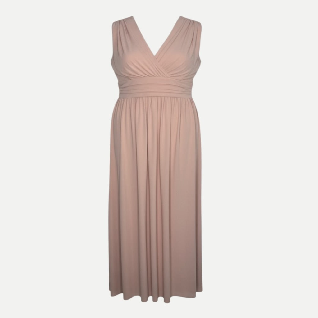 Rochie Kitana Lungă Roz pudrat