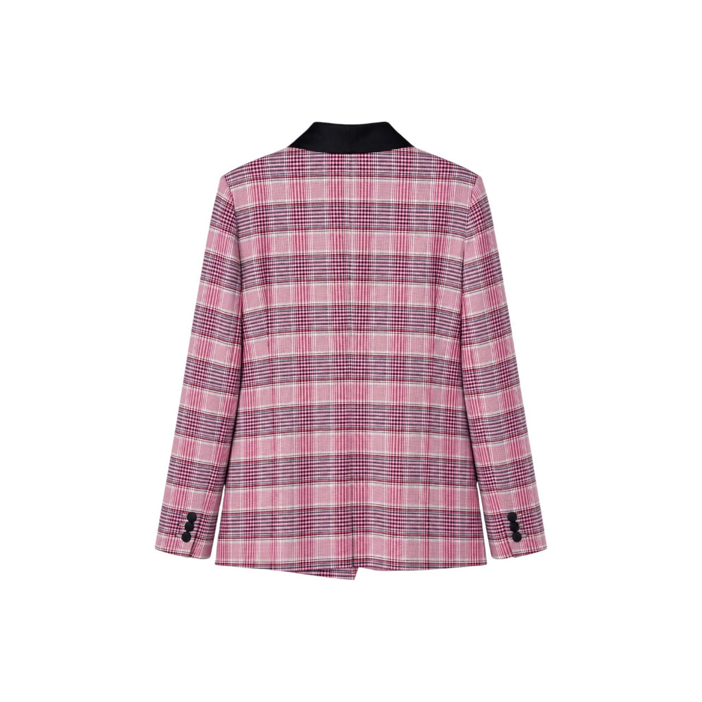 Sacou GANT Longline Tuxedo Love Potion în carouri