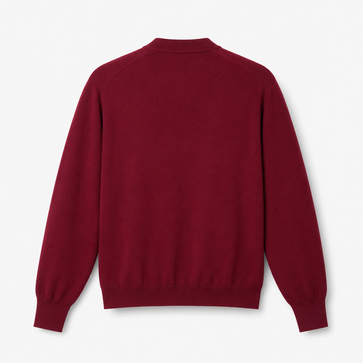 Cardigan John Smedley bordo din lână virgină