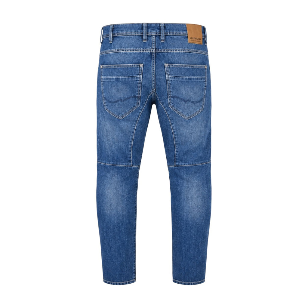 Blugi Jack & Jones Tapered Mike albaștri cu buzunare utilitare