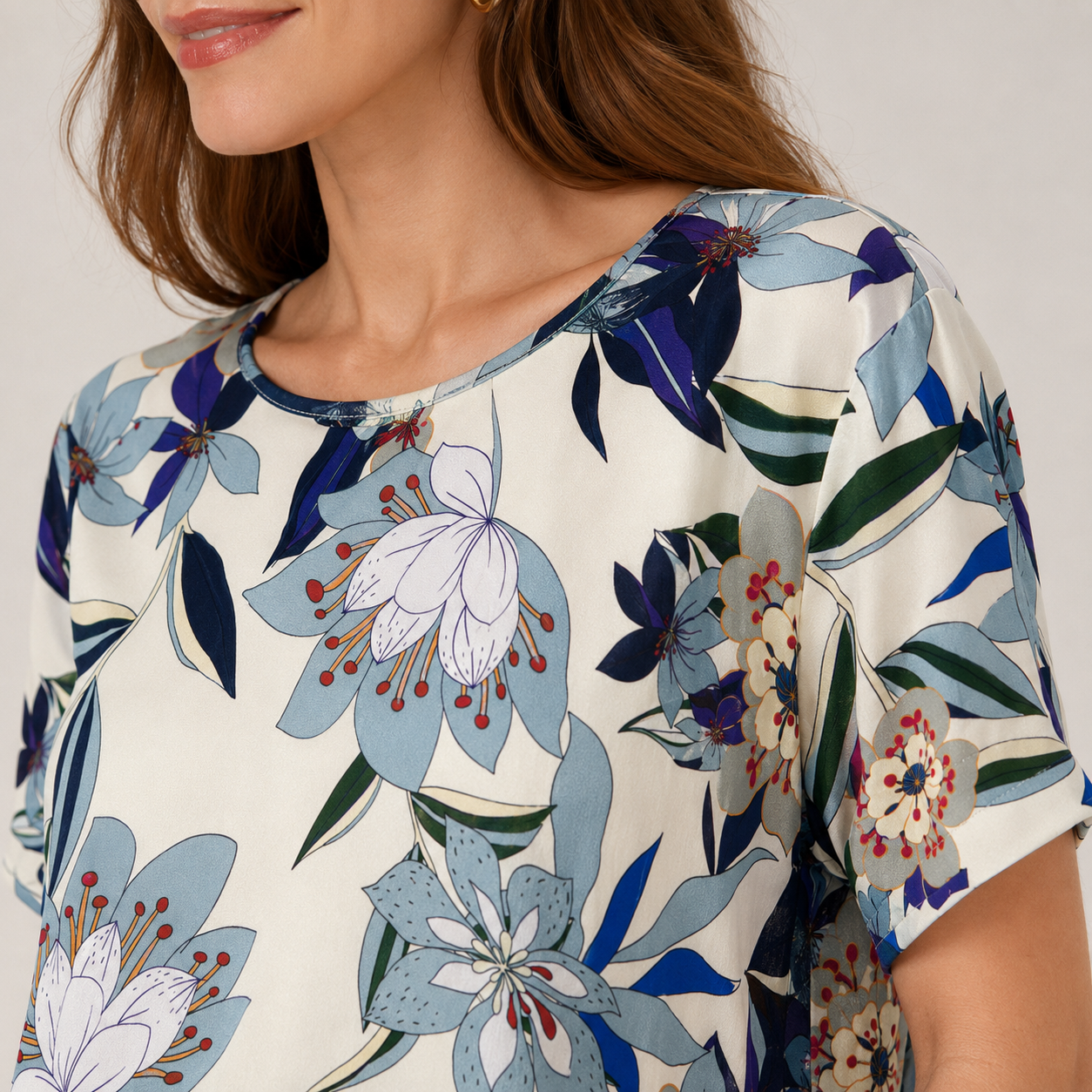 Bluză Gerry Weber Eva Herzigova Eva Capsule cu imprimeu floral