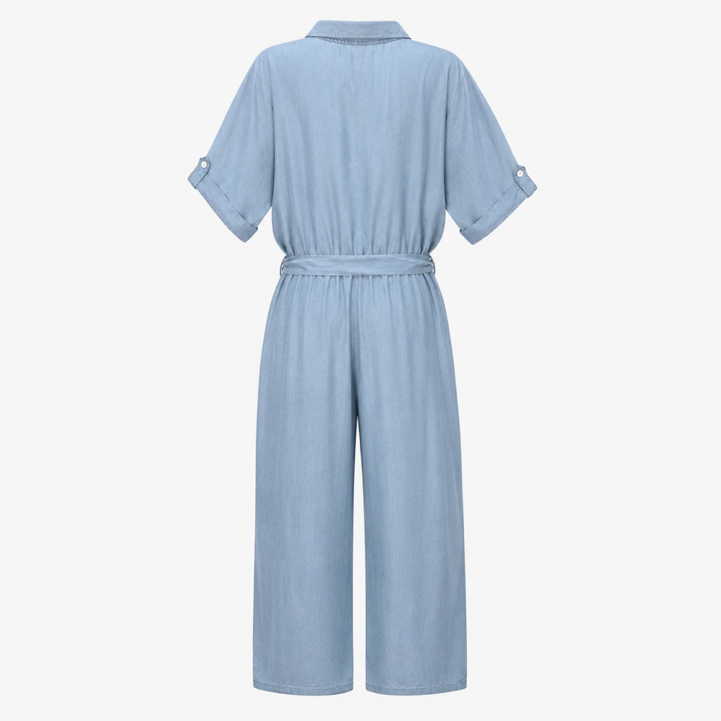 Salopetă LolaLiza albastru deschis wide leg