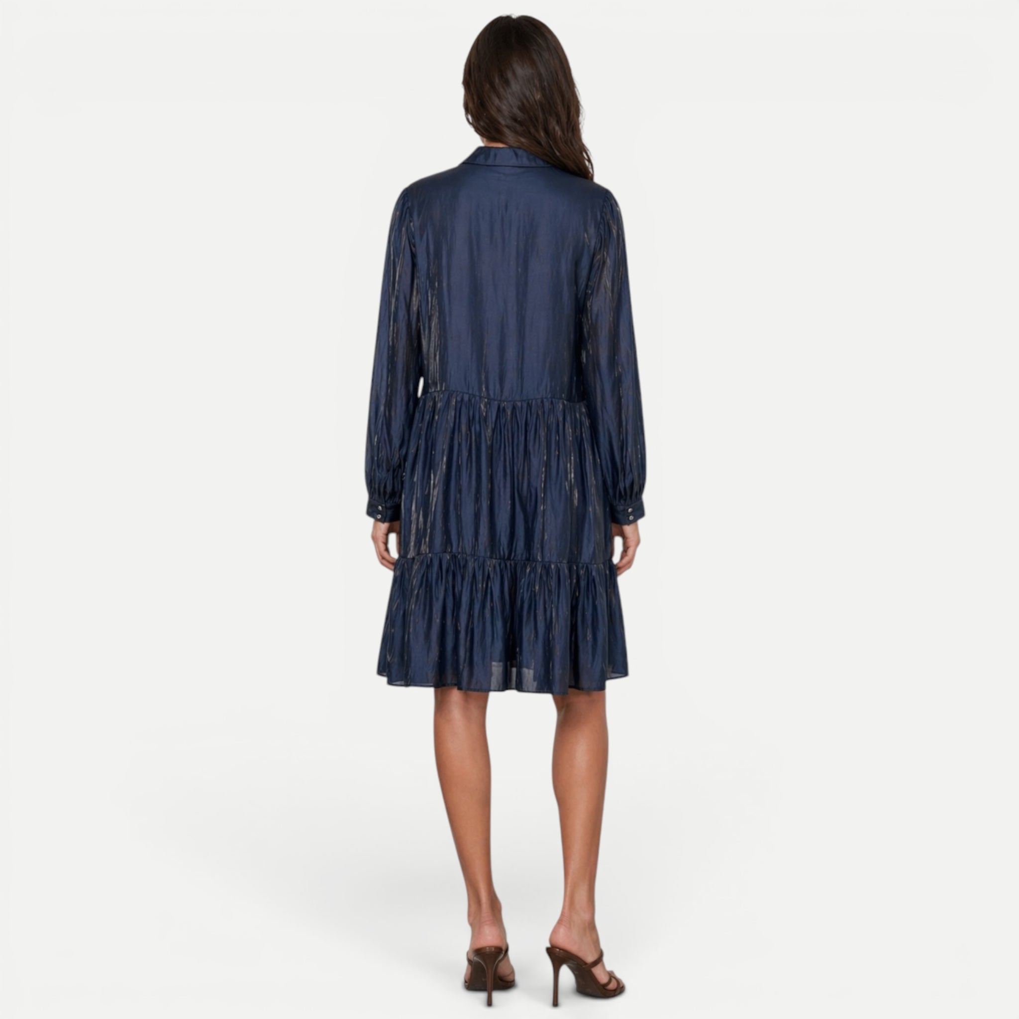 Rochie Pulz Jeans bleumarin satinată